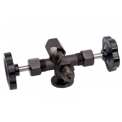 Robinet double pointeau forme "A"