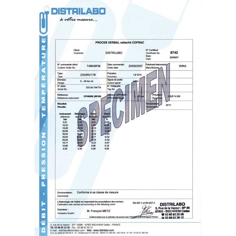 Certificat